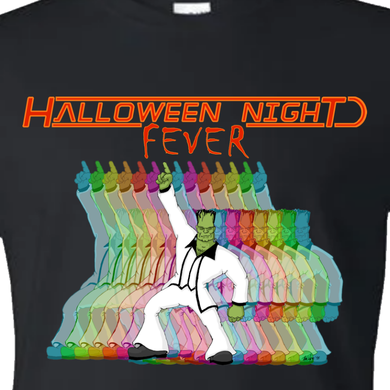 Halloween Night Fever Short Sleeve T-Shirts