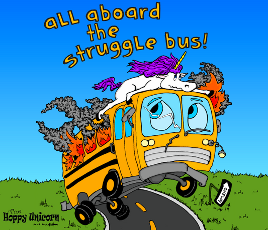 Struggle Bus 20oz Steel Tumbler